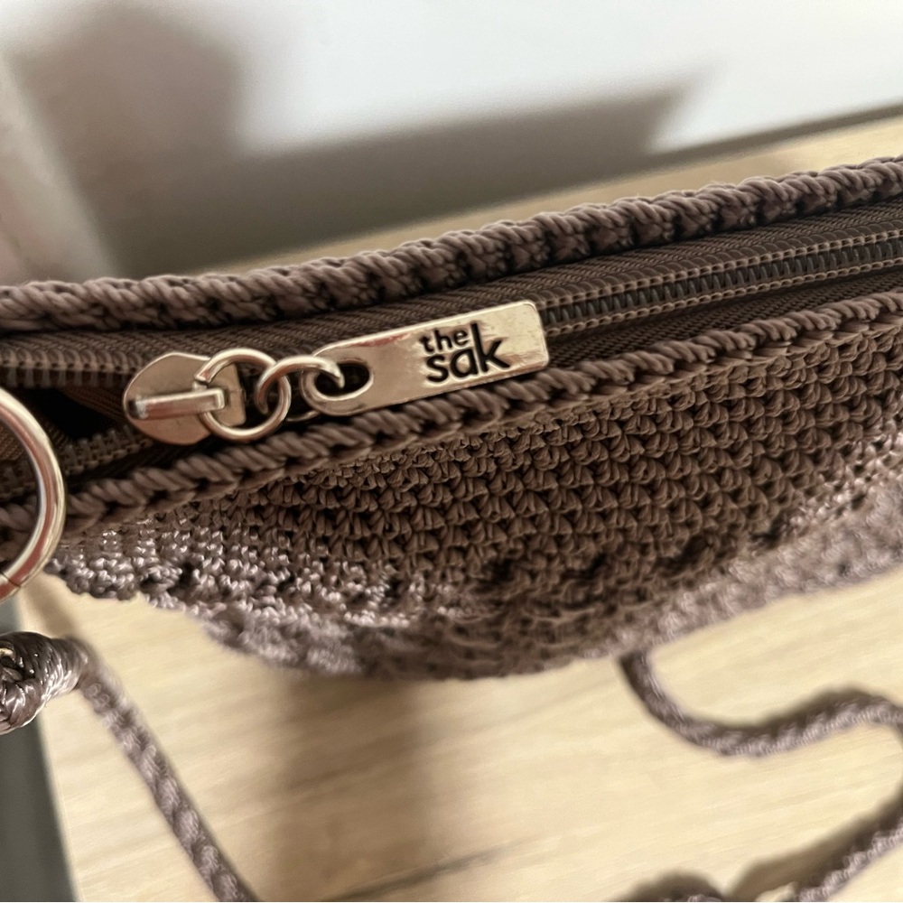 The Sak Brown Crossbody Bag with Intricate Design - Picture 2 of 5